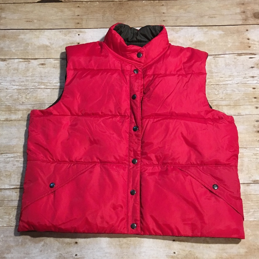 NWOT REVERSIBLE J Crew puffer vest